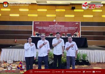 Rakor Pengadaan Logistik Pilkada 2024 Diikuti KPU Talaud
