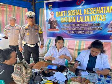 Polres Talaud  Gelar Pemeriksaan Gratis