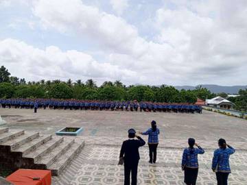 Upacara Harhubnas 2024 di Talaud
