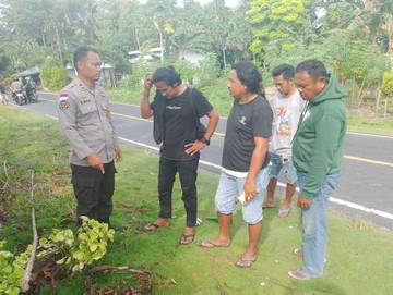 Olah TKP Kasus Penikaman di Sawang