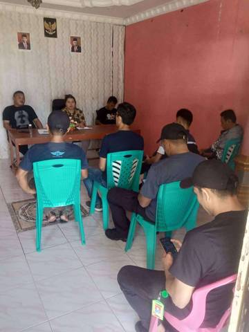 Rapat Evaluasi Panwascam Ibu Kota Kabupaten Kepulauan Talaud
