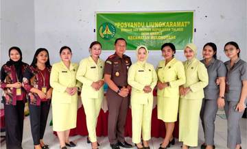  IAD Talaud Gelar Posyandu Binaan di Ambela