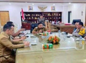 Pj Bupati Talaud Rapat Bersama Forkopimda