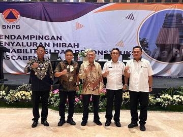 Pendampingan Penyaluran Hibah Rehabilitasi dan Rekonstruksi Pasca Bencana