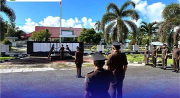Kejari Talaud Gelar Upacara Hari Pahlawan