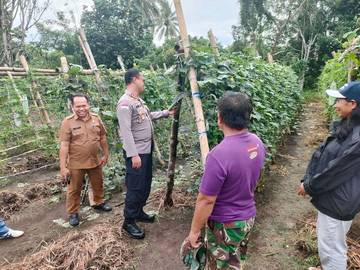 Ketahanan Pangan di Desa Jadi Atensi Kapolres Talaud