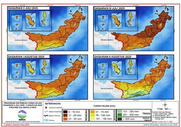 Update Informasi Curah Hujan dari BMKG