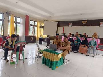 Zoom Meeting Kegiatan Penilaian Proklim Kelurahan Mamburungan Timur