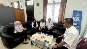 Rapat Koordinasi LPU dengan Kasatker RRI Tarakan