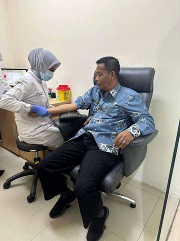 Kepala RRI Tarakan melaksanakan MCU Tahunan
