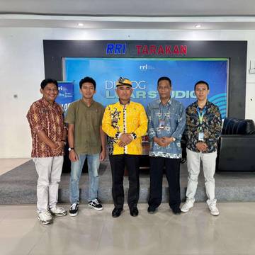Kunjungan Wali Kota Tarakan ke RRI Tarakan