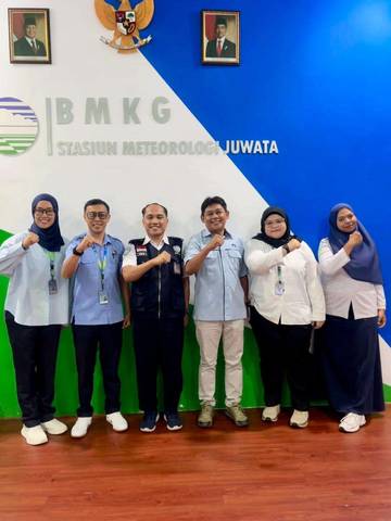Kunjungan RRI Tarakan ke BMKG kota Tarakan