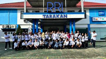 Rutinitas Apel Kedisiplinan di Lingkungan LPP RRI