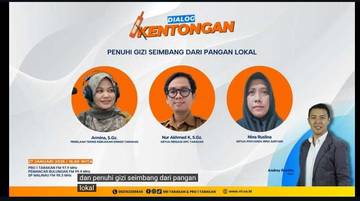 Kentongan Dengan Tema"Penuhi Gizi Seimbang dari Pangan Lokal"