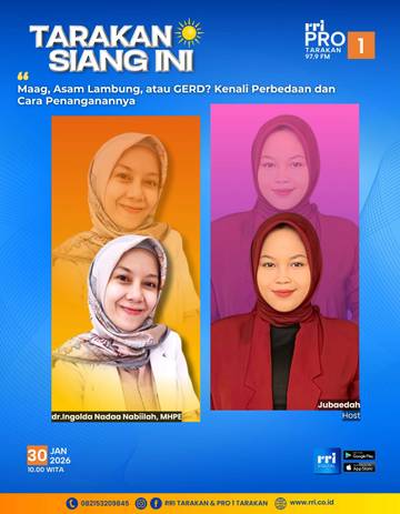 Kegiatan Siaran Tarakan Siang ini