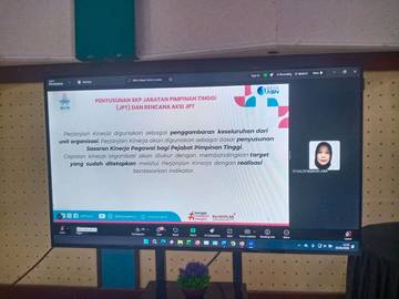 ASN RRI Tarakan Gelar Zoom Bimbingan Teknis SKP