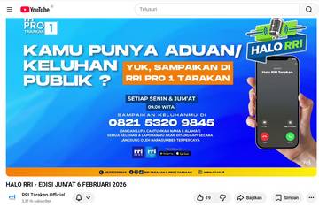 HALO RRI Edisi Jumat Hadir Menjawab Aduan Publik