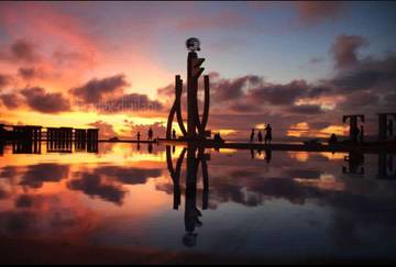 Melihat Sunrise dari Kota Jasa di Ternate