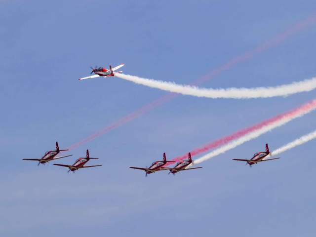 Air Force Demonstration Highlights Indonesia's Independence Day Celebration