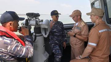 Indonesia-Rusia Gelar Latihan Bersama Orruda 2024 Fase Laut 