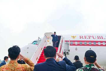Panglima TNI Antar Presiden Prabowo  Kunjungan Luar Negeri Perdana
