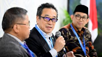 Diskusi Perdagangan Karbon Indonesia-Jepang di Paviliun Indonesia COP29