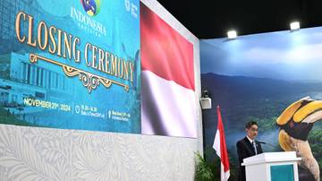 Upacara Penutupan Paviliun Indonesia di COP29 Baku