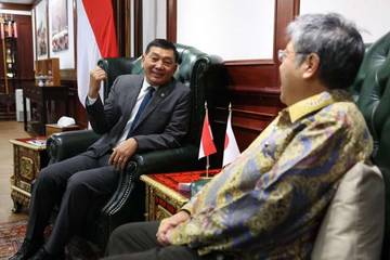 Menteri RI Bahas Kerja Sama Pertahanan dengan Dubes Jepang