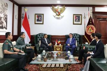 Menhan RI dan Dubes Rumania Bahas Kemitraan Strategis