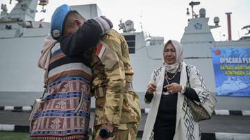Kontingen Garuda XXVIII-P/UNIFIL TNI Berangkat ke Lebanon