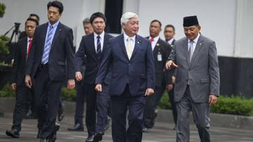 Potret Kunjungan Kehormatan Menhan Jepang ke Kemenhan