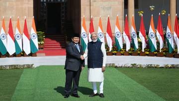 Presiden Prabowo Bertemu PM India Narendra Modi