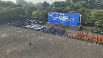 The Indonesian Air Force Holds a Ceremony to Commemorate the 79th Anniversary  
