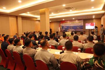 Indonesian Maritime Security Agency Opens the Joint Exercise of Security, Safety and Law Enforcement