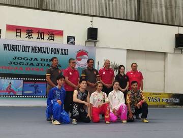 Tim Wushu DIY Gelar Simulasi Jelang PON