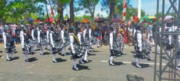 Dinas Pendidikan Pemuda dan Olahraga Kulon Progo Gelar Baris Berbaris 