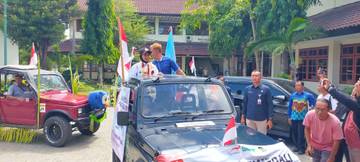 Qonitah Ikhtiar Syakuroh Diarak Keliling Kulon Progo 