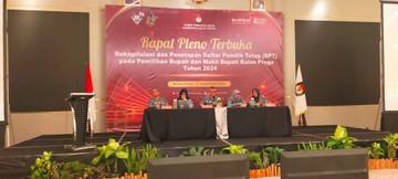 KPU Kulon Progo Gelar Rapat Pleno Penetapan Daftar Pemilih Tetap 