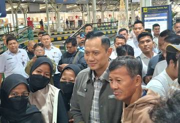 AHY Tinjau Kesiapan Angkutan Nataru di Yogyakarta