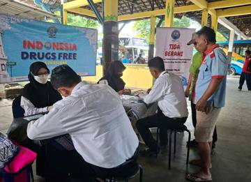 Tes Narkoba Demi Keselamatan Perjalanan Mudik