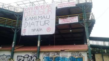 Pedagang TKP Abu Bakar Ali Menolak Digusur