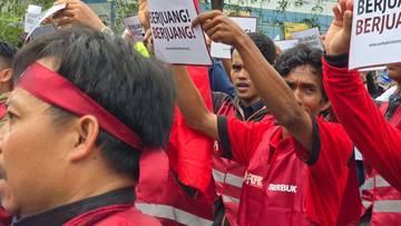 Perjuangkan Kesejahteraan, Para Buruh di Yogyakarta Sambut May Day dengan Damai