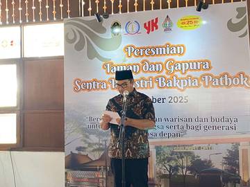 Pemkot Yogyakarta Resmikan Taman dan Gapura Bakpia Pathok