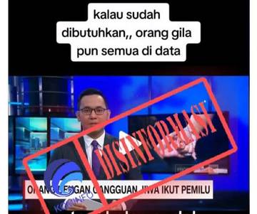 ​Viral ODGJ Masuk DPT Pemilu, Kemenkominfo Sebut Disinformasi