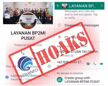 Hati-hati Akun WA Palsu Mengatasnamakan BP2MI, Modus Penpuan