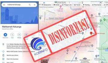 Hoaks Perubahan Nama MK pada Google Maps