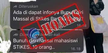 Hoaks Aksi Bunuh Diri Massal Mahasiswa di Makassar