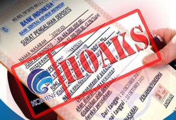 Hoaks Surat Pengalihan Deposito Mengatasnamakan Bank Indonesia