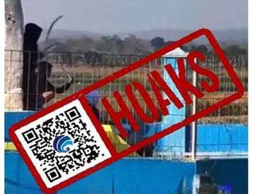 Hoaks Anak-Anak Membawa Senjata Tajam di Waduk Gondang