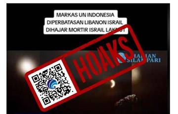 Hoaks Markas TNI di Lebanon Habis Terkena Mortil